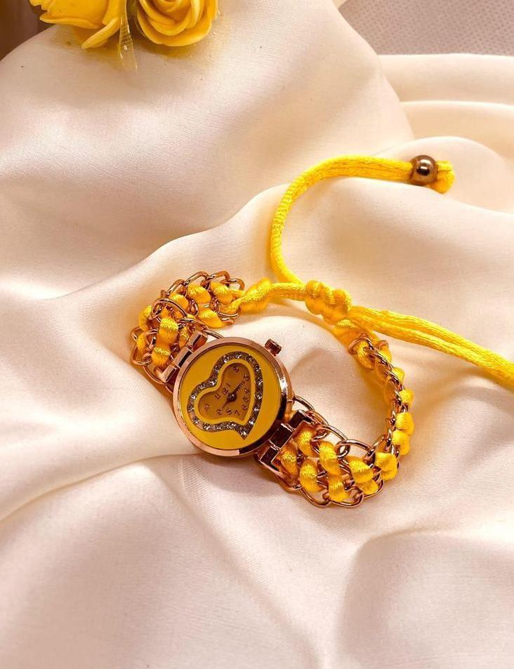 Stylish Woman's Quartz Heart Watch