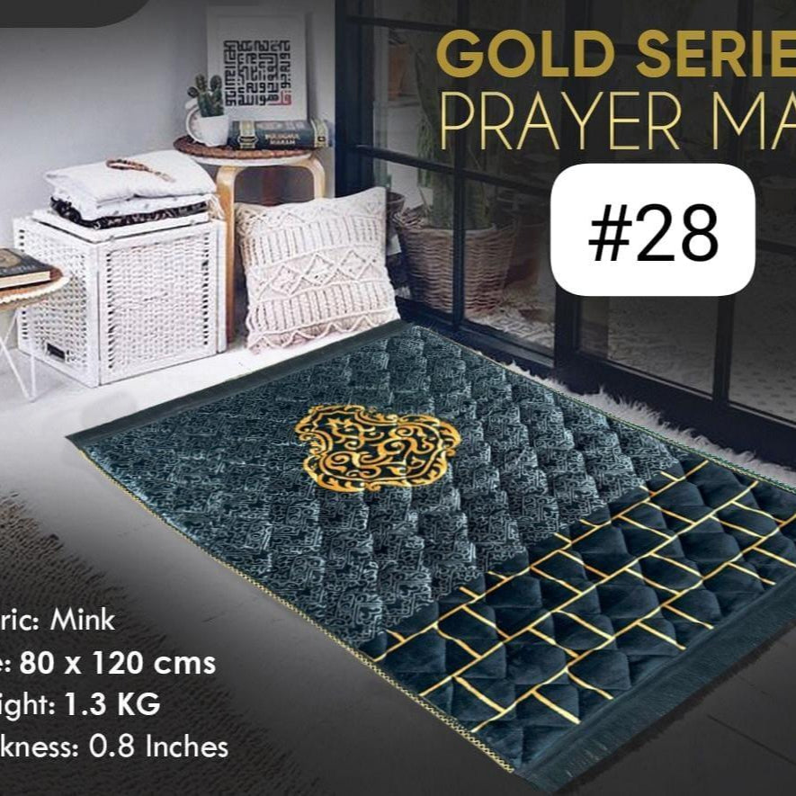 Embroidered Mink Prayer Mat