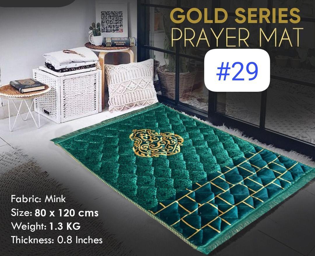 Embroidered Mink Prayer Mat