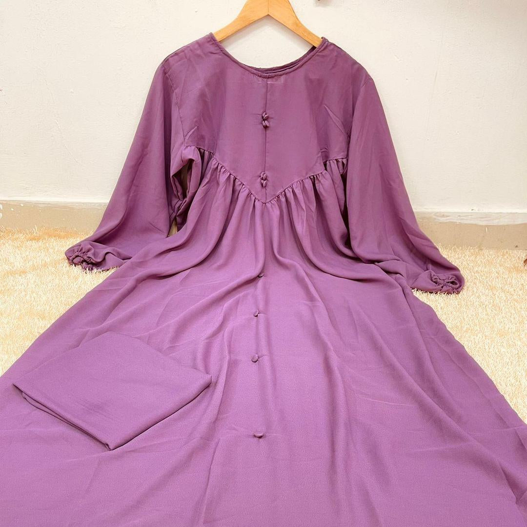 Stylish Georgette Classic Abaya With Stoller