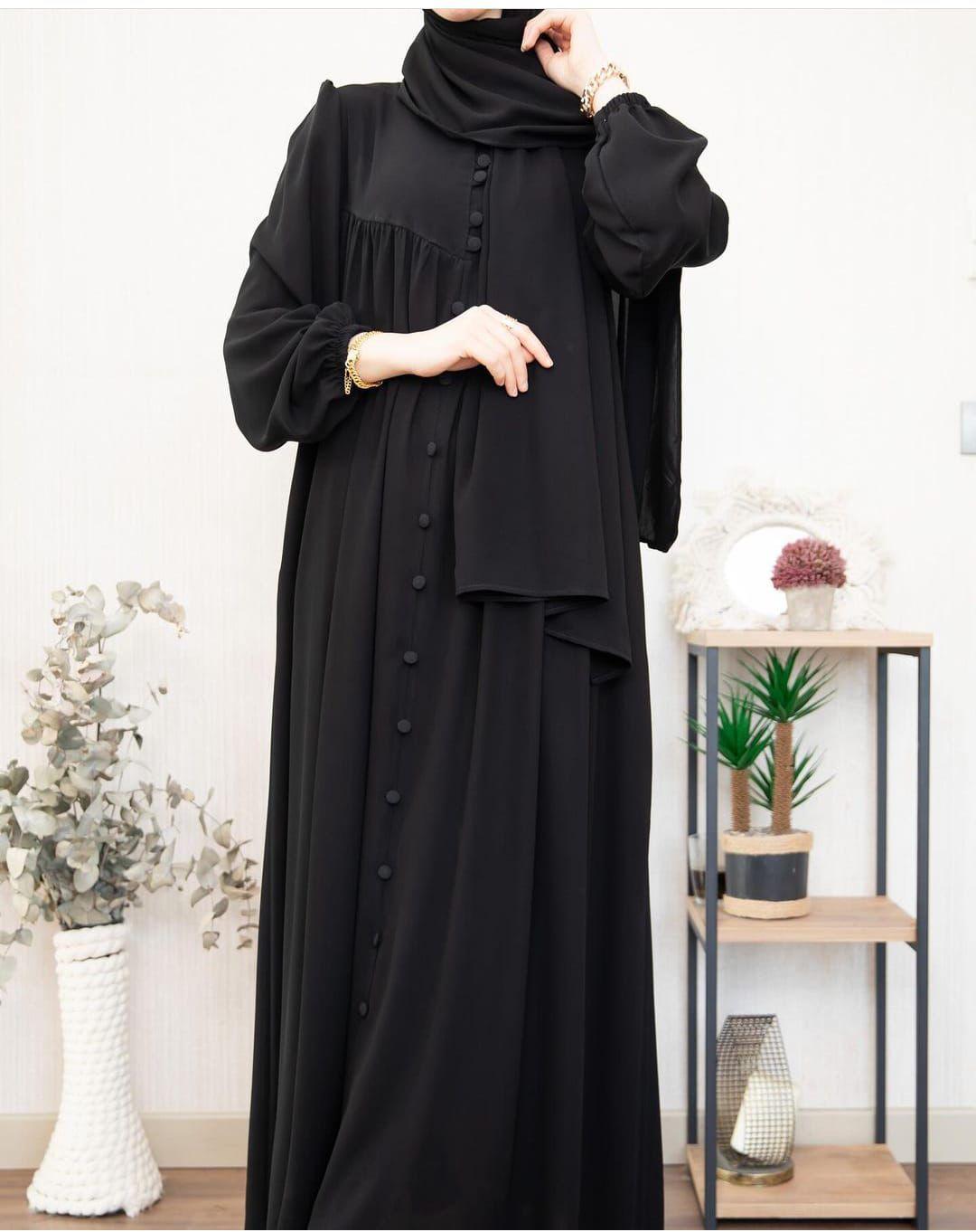 Stylish Georgette Classic Abaya With Stoller