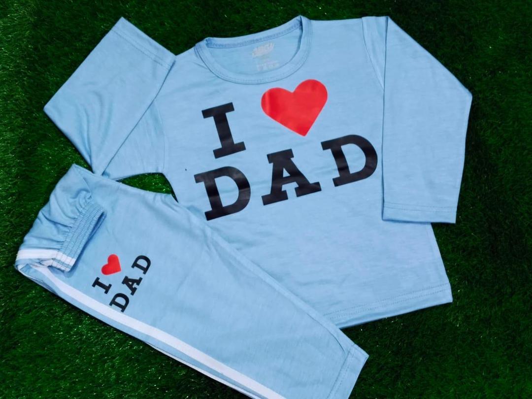 Stylish Boy's printed cotton tracksuit 2 pcs set