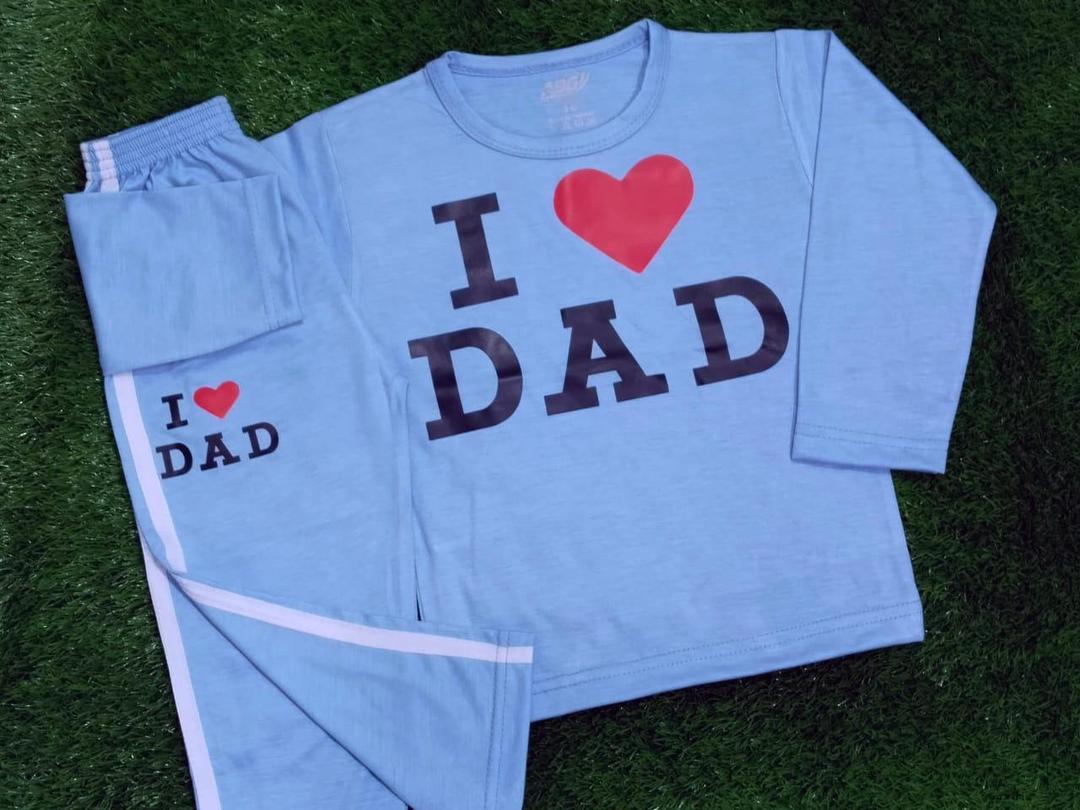 Stylish Boy's printed cotton tracksuit 2 pcs set