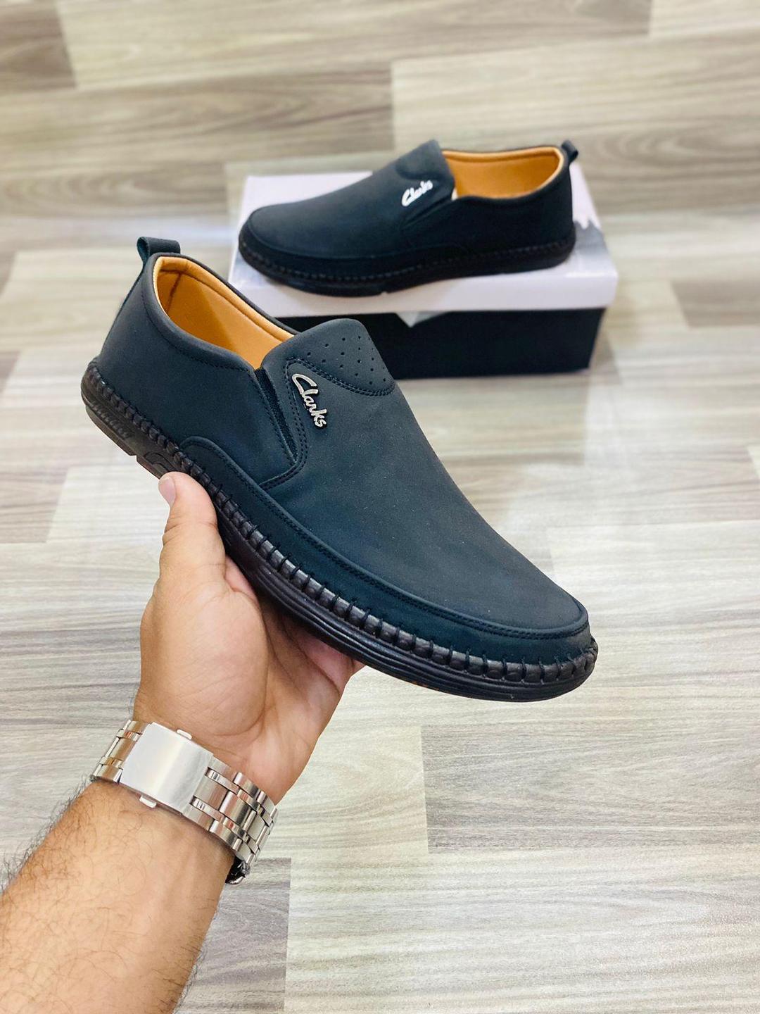 Men's Formal Black Rexine Loafers