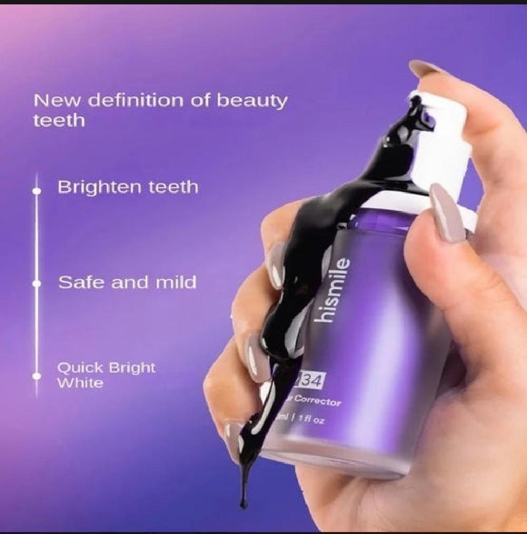 Hismile V34 Colour Corrector Purple Teeth Whitening Tooth Stain Removal