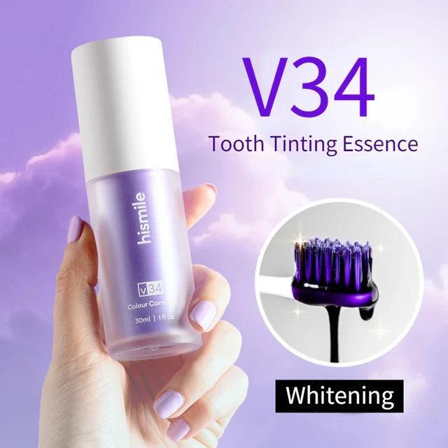 Hismile V34 Colour Corrector Purple Teeth Whitening Tooth Stain Removal