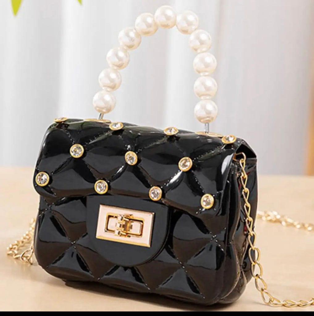 Charming Textured plastic purse for girls