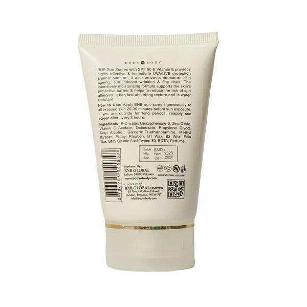 BNB vitamin E sun screen