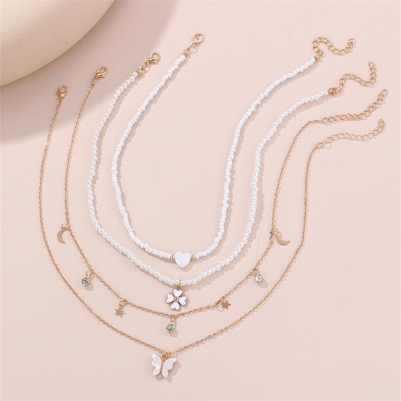 New simple drop oil love butterfly pendant wholesale