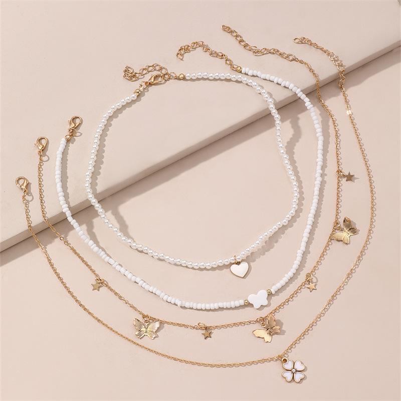 New simple drop oil love butterfly pendant wholesale