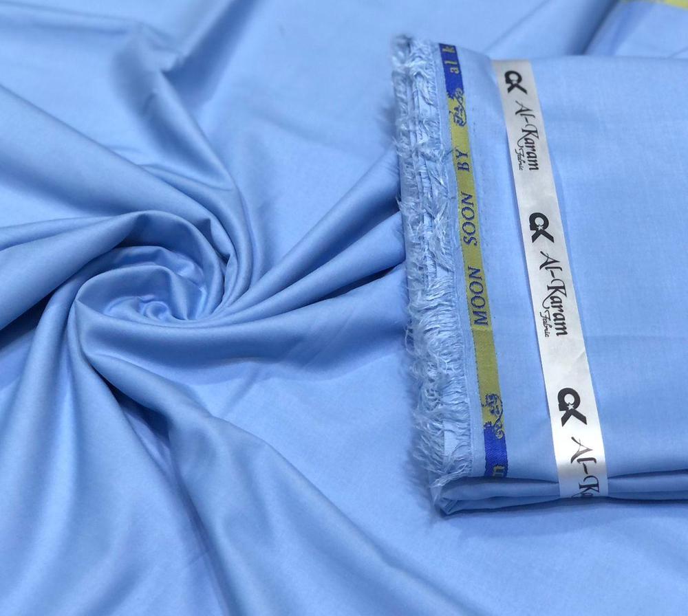 Men's Unstitched Wash And Wear Plain Suit