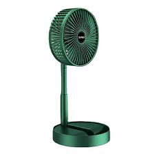 A USB rechargeable mini fan that is foldable and portable, featuring a telescopic design