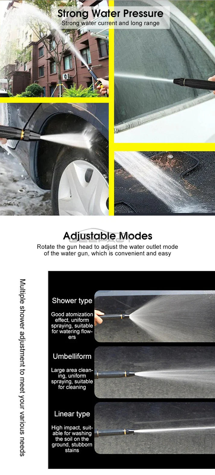 PORTABLE WATER HOSE NOZZLE by Madina Auto World